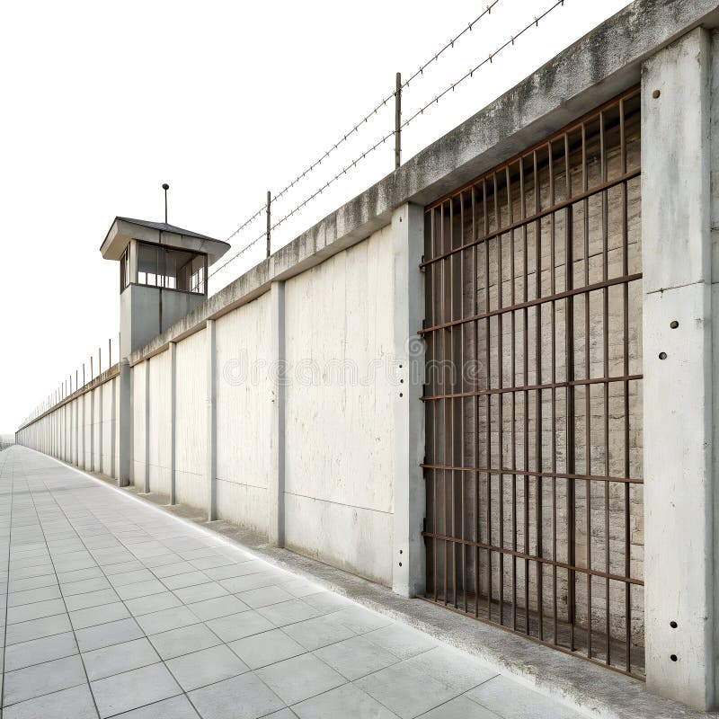 jail-wall-isolated-white-background-perfect-prison-security-crime-related-themes-368412537