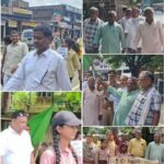 देवरिया :: स्कूल चलो अभियान में बच्चे के हाथ में हरी झंडी लेकर निकली रैली, उठे सवाल….।