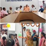 देवरिया :: शाही घराने में होता है शिक्षा का सम्मान, मेधावी छात्र से कराया गया पंचायत लर्निंग सेंटर का उद्घाटन